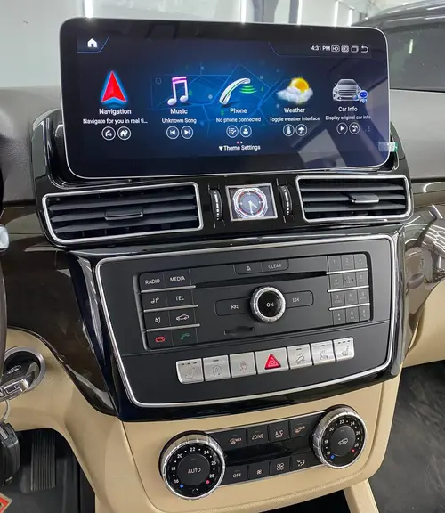 Магнитола для Mercedes-Benz GLS (X166) 2016-2019 - RDL-7716 монитор 12.3" на Android 14, Быстрая, CarPlay, 4G SIM-слот