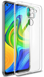 Чехол-накладка силикон 2.0мм Xiaomi Redmi Note 9/Redmi 10 прозрачный