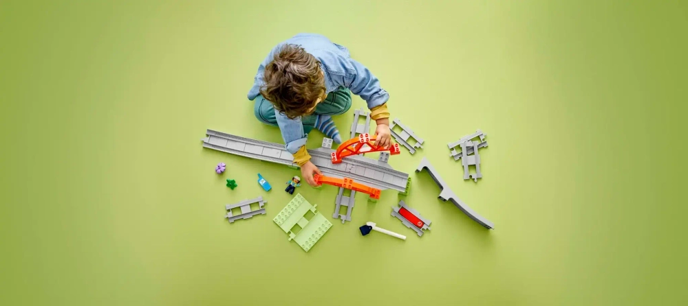 Конструктор LEGO Duplo 10426 Железнодорожный мост и рельсы