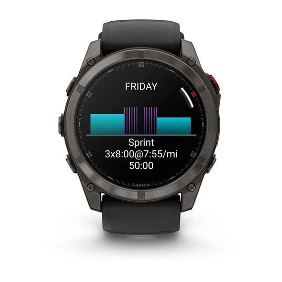 Умные часы Garmin Fenix 8 Pro 51mm Amoled Sapphire Titanium Carbon Gray