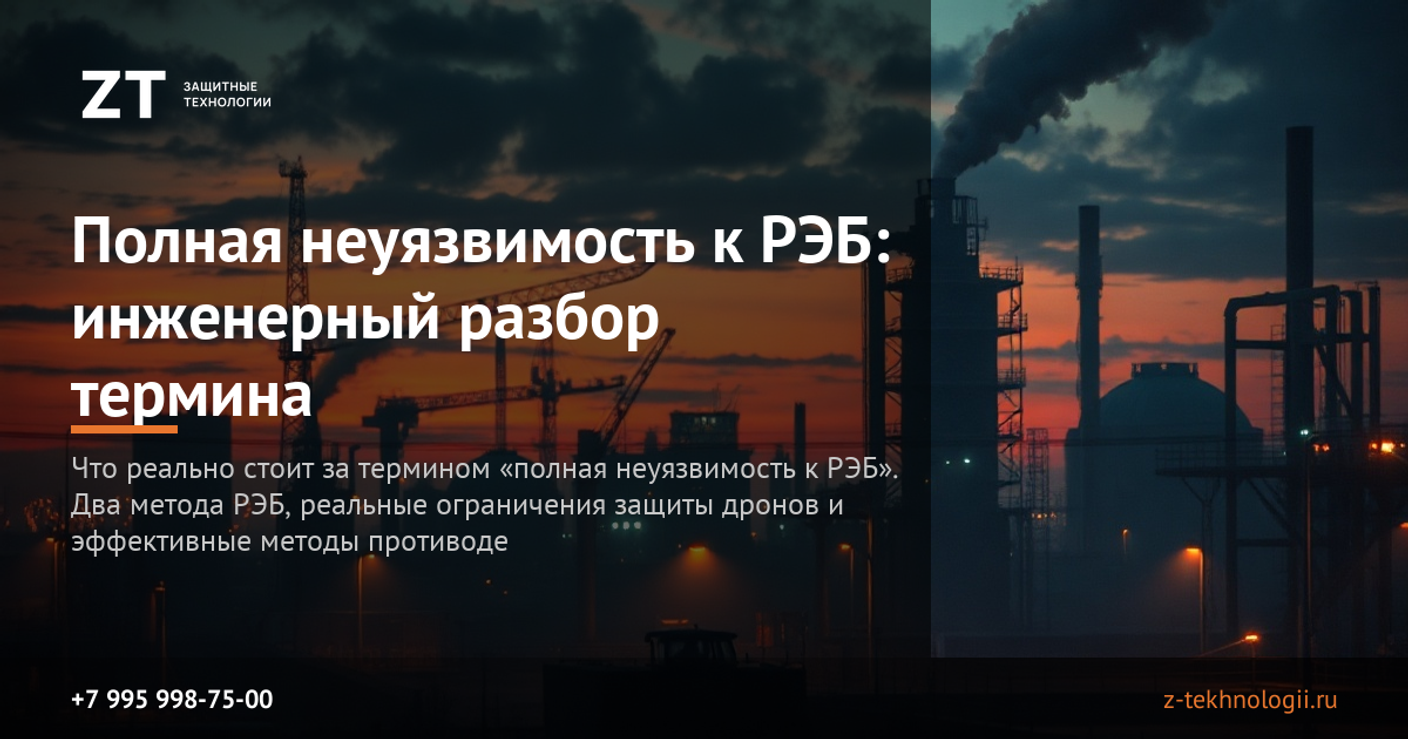 Полная неуязвимость к РЭБ: инженерный разбор термина