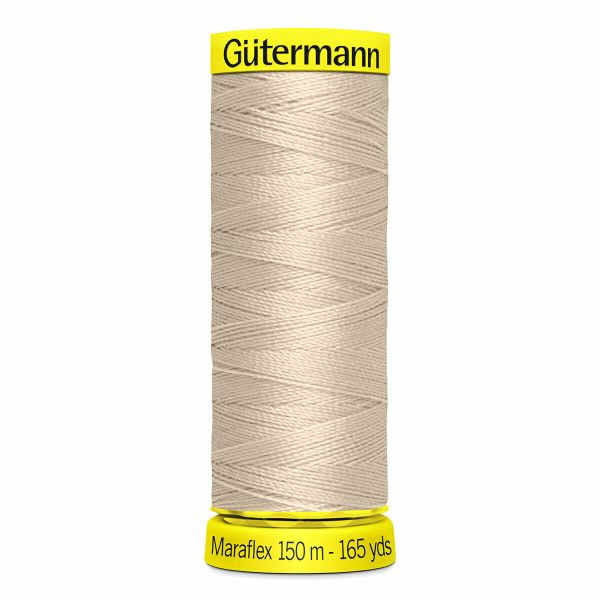 Нитки для трикотажа Gutermann Maraflex 120 (150 метров), 5 кат. | 722 св.бежевый