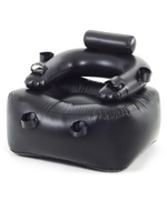 Надувной набор для бондажа Inflatable Bondage Chair (Цвет: черный)