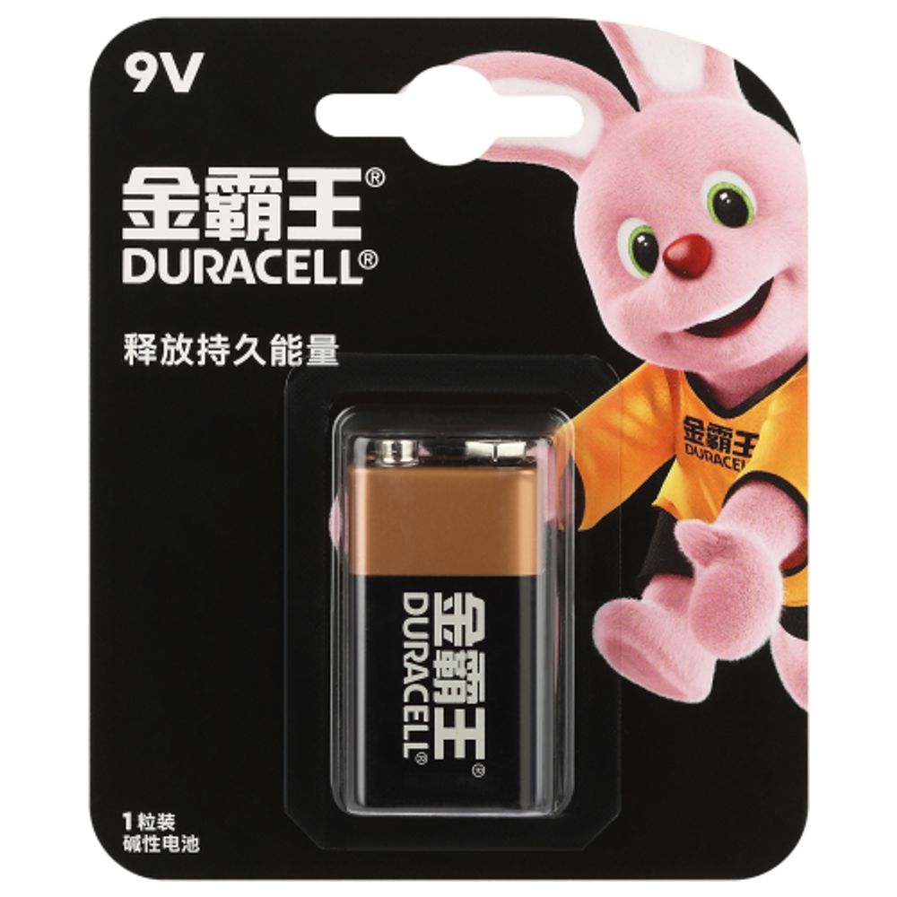 Батарейка Duracell крона алкалиновая 9V 1 шт. 6LR61/9V-1BL Basic (CN) | Duracell