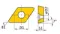 Поворотные режущие пластины Optimum ISO SCMT060204