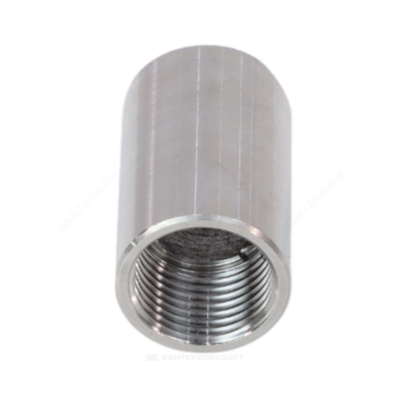Муфта спринклерная приварная сталь Ду 15 1/2" L=20 мм с фрезеровкой ASTRA