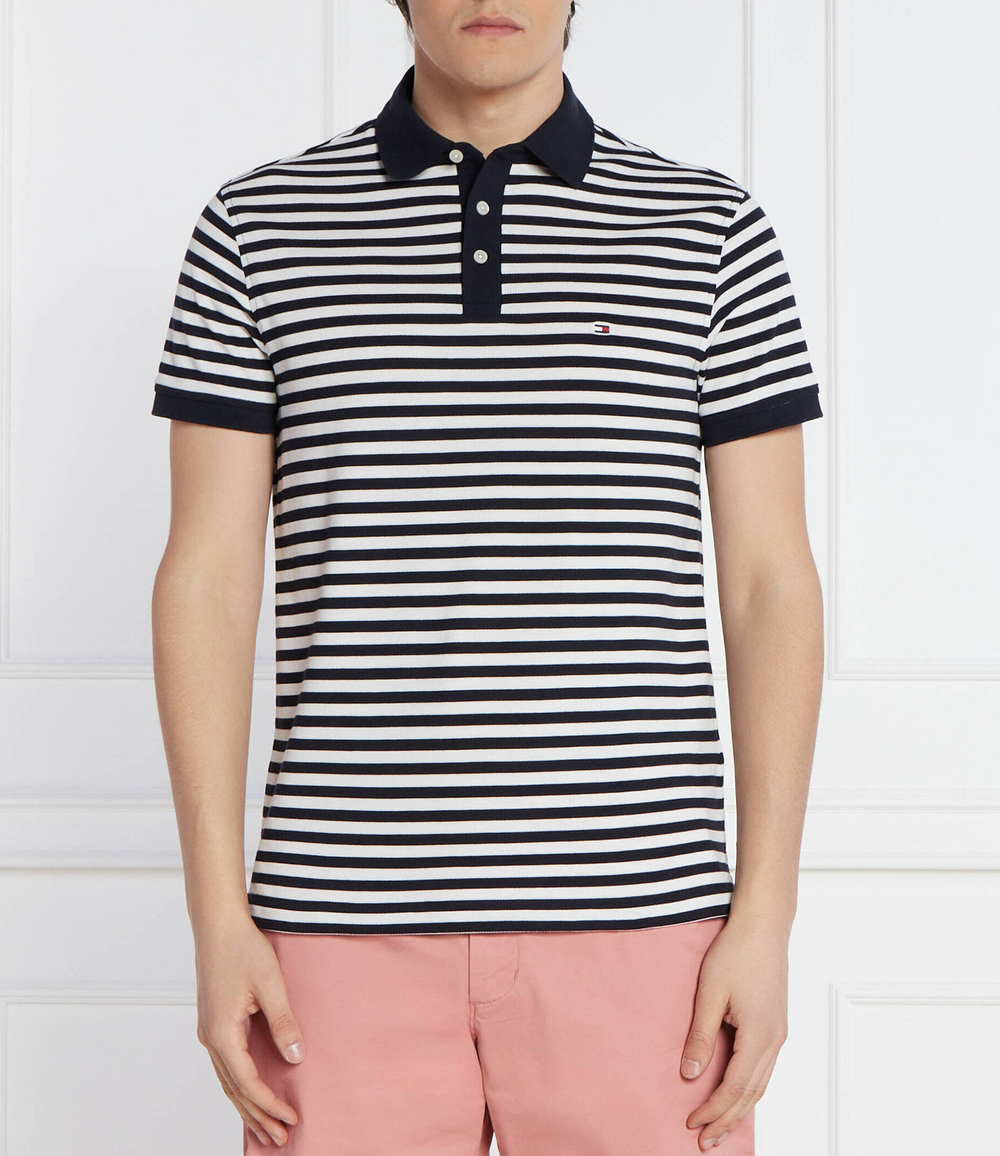 Поло Tommy Hilfiger - темно-синий(MW0MW17771)