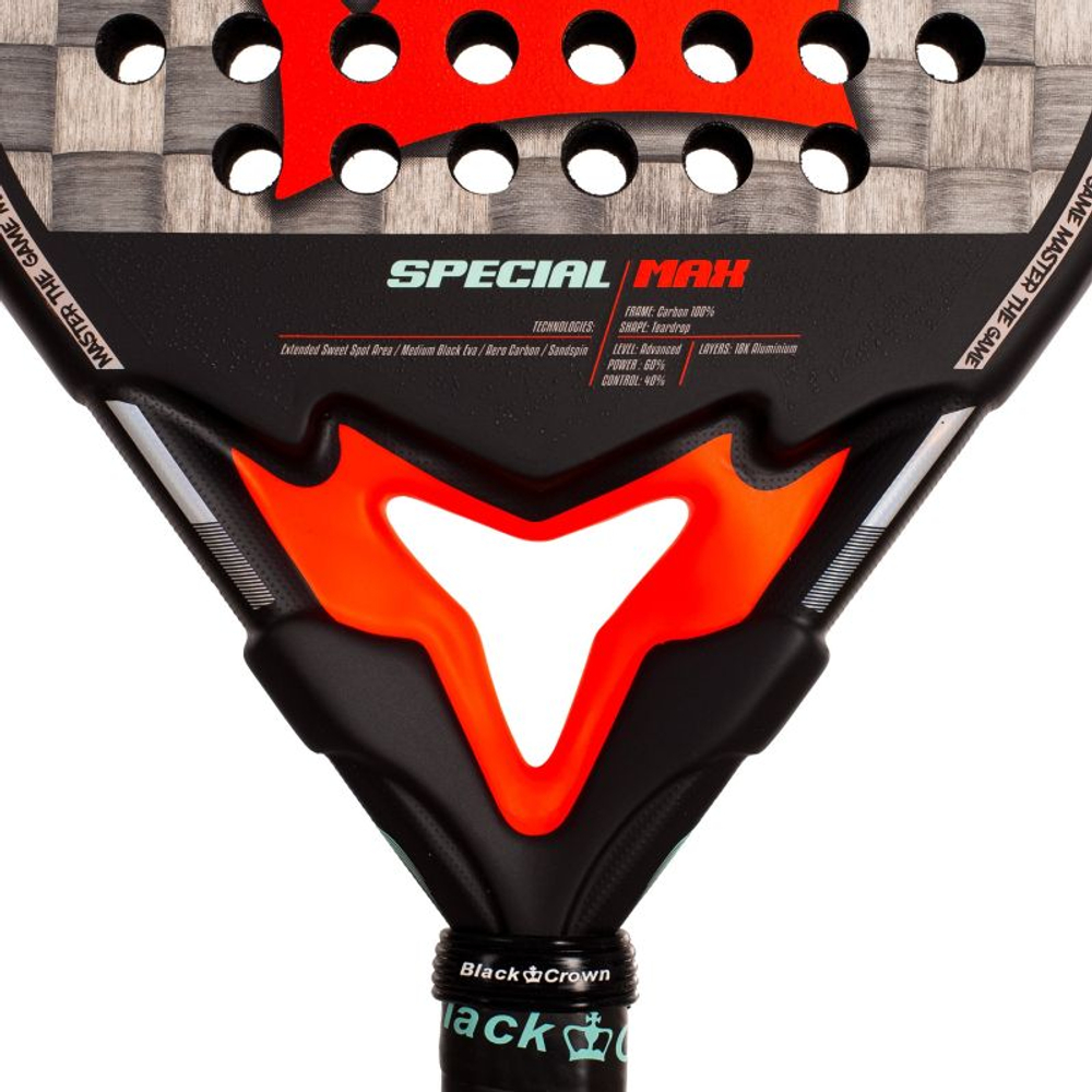 Ракетка для падел тенниса Black Crown Special Max