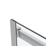 Душевой уголок Комо Софт (Como Soft) VSR-1CS1015CL, 1500*1000, хром, стекло прозрачное,
