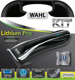 Машинка для стрижки Wahl Lithium Pro LСD 1911 с комбинированным питанием (1911.0467)