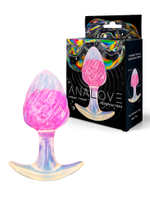 Анальная пробка AnaLove из яркого TPE-материала розовая, 9 см