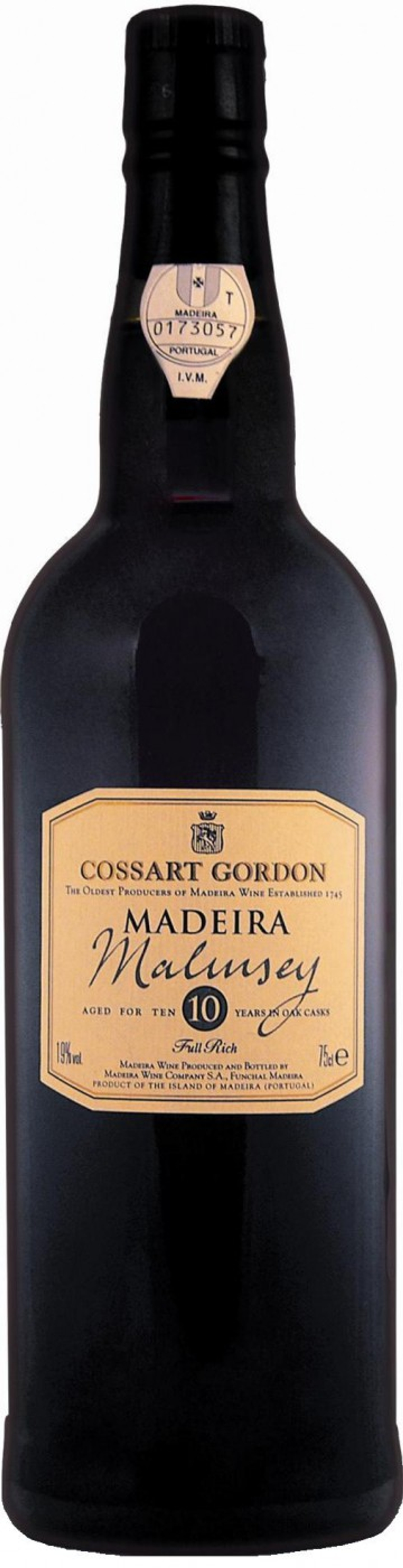 Мадера Cossart Gordon Malmsey 10 Years Old, 0.75 л.