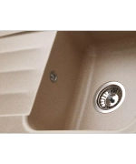 Кухонная мойка Kuppersberg LIRA 1B1D SAND фото 3