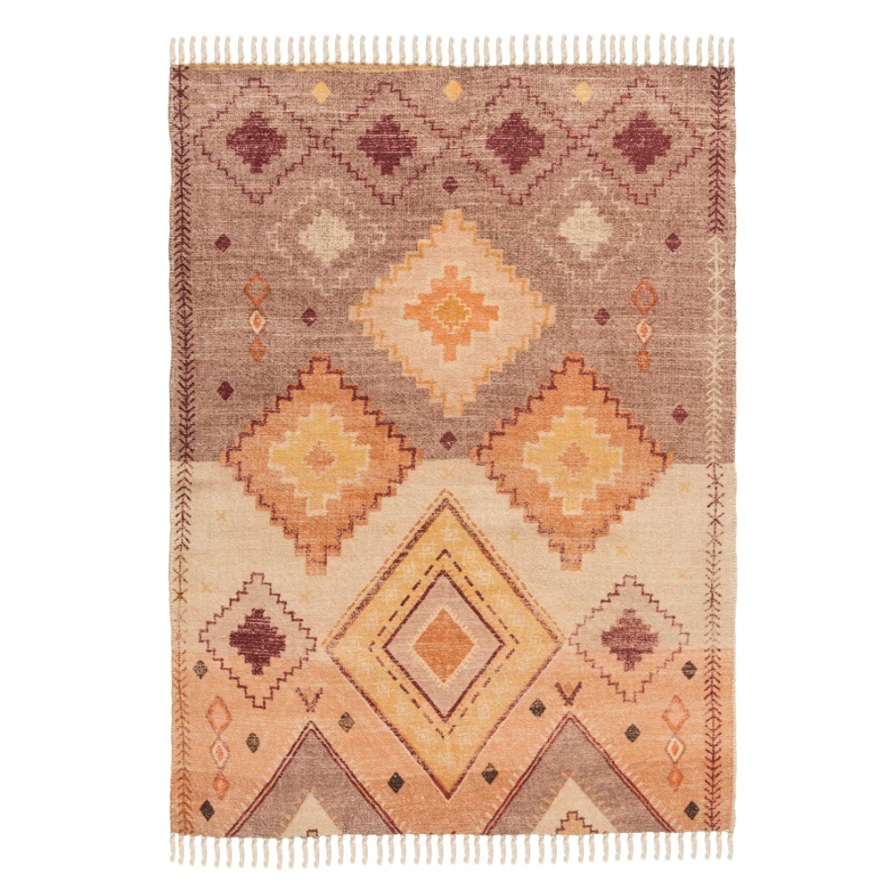 Ковер из хлопка 120х180см Tkano Ethnic лавандовый