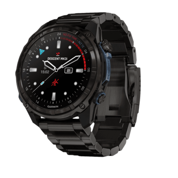 Умные часы Garmin  picpic DESCENT MK3I – 51 мм, титановый угольно-серый, DLC, титановый браслет
