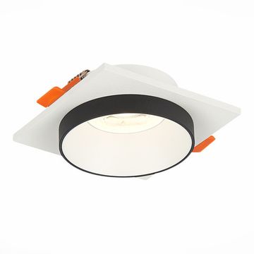 Встраиваемый светильник 1*GU10 ST206.518.01 белый/чёрный Chomia ST-Luce