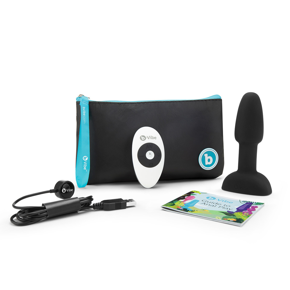 b-Vibe Rimming Petite - Анальная пробка с риммингом 