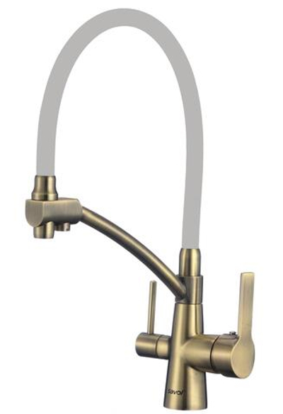 Смеситель для мойки бронзовый под фильтр Savol (S-L1805C-04)
