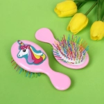 Расчёска массажная «Little darling - Чудесный Единорожек», цвет микс 13,8*6см●