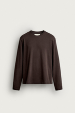 ФУТБОЛКА С ДЛИННЫМИ РУКАВАМИ КЛАССИЧЕСКОГО КРОЯ — ZARA