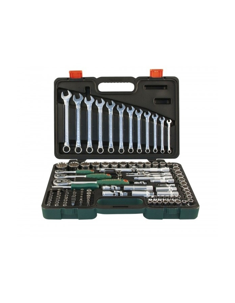 JONNESWAY (S68H5234111S) Набор инструмента универсальный 1/4", 1/2"DR Super Tech, 111 предметов