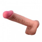 Реалистичный фаллоимитатор Sliding Skin (26×5,5 см)