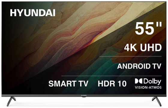 ЖК телевизор Hyundai H-LED55BU7009(UHD Smart,metal frameless)