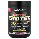 ALLMAX, Impact™ Igniter Xtreme 2.0, со вкусом жевательной резинки, 420 г (14,82 унции)
