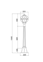 Ландшафтный светильник Maytoni Via O023FL-01G