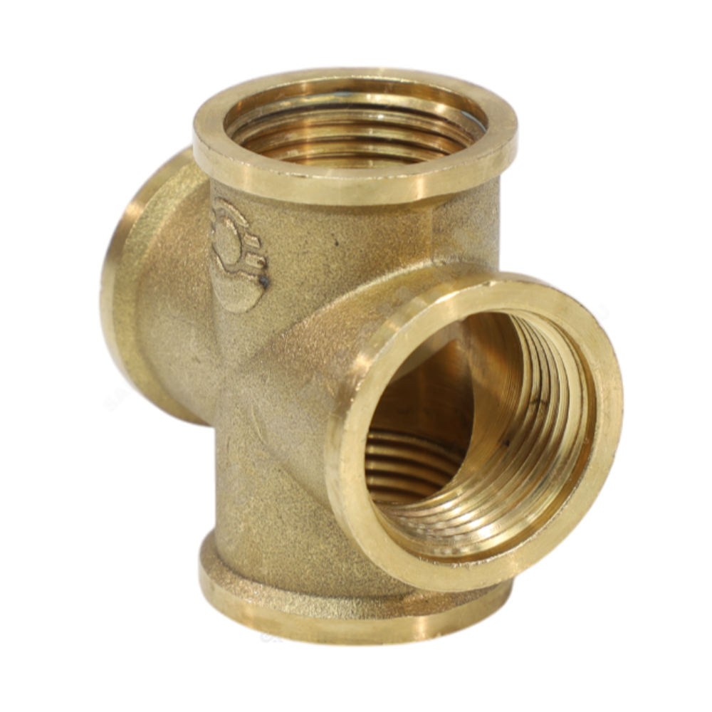 Крест латунь Ду 25 (1") ВР VALFEX VF.760.L.100
