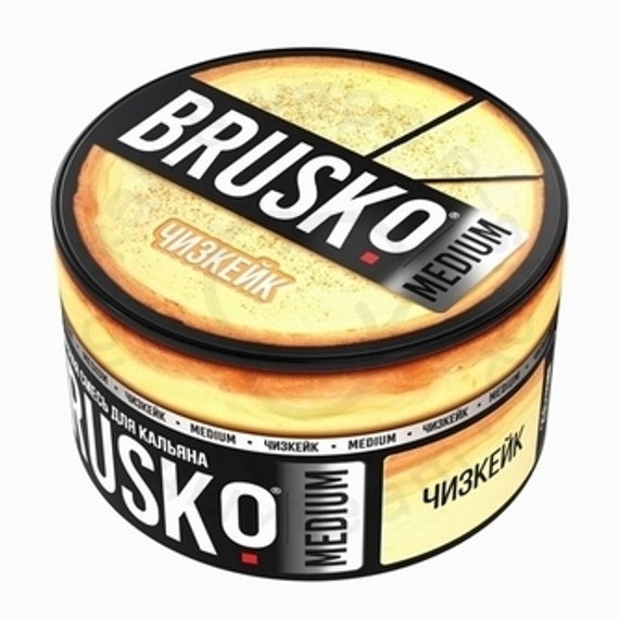 Бестабачная смесь для кальяна BRUSKO, 250 г, Чизкейк, Medium