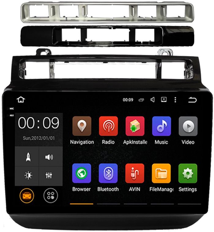 Магнитола для VW Touareg 2010-2018 (RCD550) - AIROC 2K RX-3712 Android 13, Быстрая, QLed+2K, CarPlay, SIM-слот