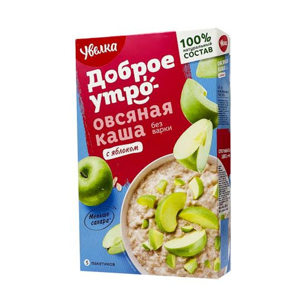 Каша НОВАЯ Овсяная б\п  с яблоком   0,04 гр * 5