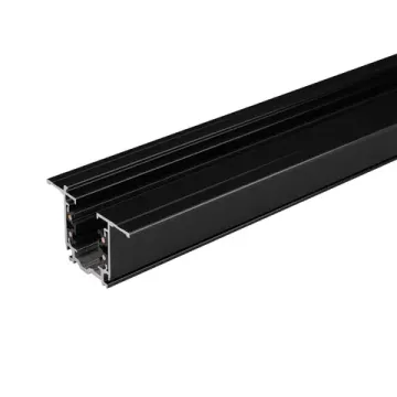 Встраиваемый трёхфазных шинопровод 2 метра LGD-4TR-TRACK-F-2000-BK-M (D) 055350 чёрный Arlight