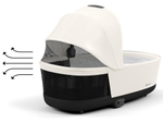 Коляска 3 в 1 Cybex Priam IV Matt Black complete и автокресло Cloud T i-Size Mirage Grey Plus Off White