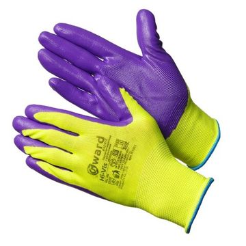 Перчатки Gward Хорошо Видимые (Hi-Vis) (нейлон/покр.нитрил)