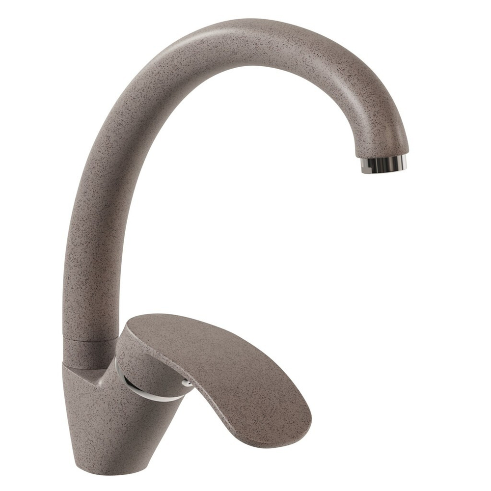 Смеситель для кухни 35к MIXLINE МЛ-ГС02 (ML-GS02) (302) песочный высок. излив
