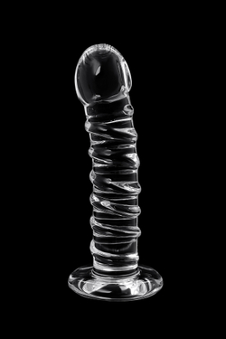Фаллоимитатор Sexus Glass, стекло, 16 см