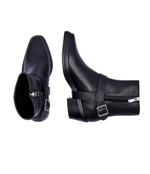 Кожаные ковбойки kody_bootie_lt HUGO - черный(50513527)