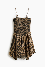 Платье со сборками и бретелями - H&M