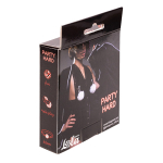 Зажимы на соски с белыми меховыми шариками Lola Games Party Hard Clamps Angelic White 1140-01lola