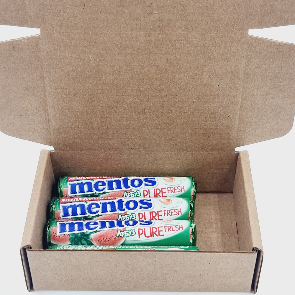 Mentos жевательная резинка Pure Pure Fresh вкус Арбуз, (15,5х4) 62 г