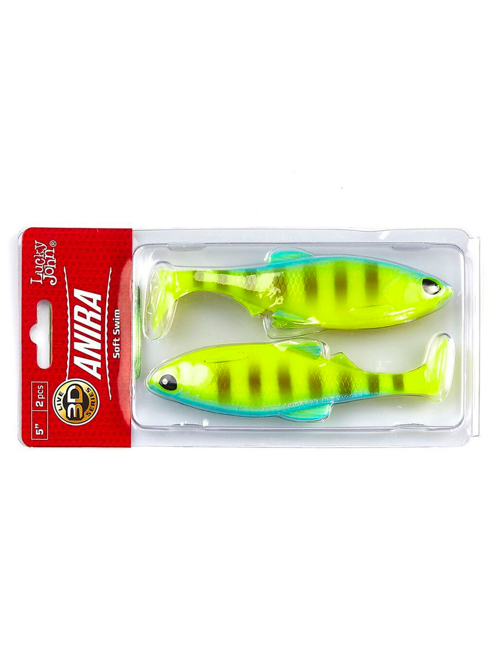 Виброхвосты LJ 3D Series ANIRA SOFT SWIM 6,0in (15,20)/A02 1 шт. в упак.