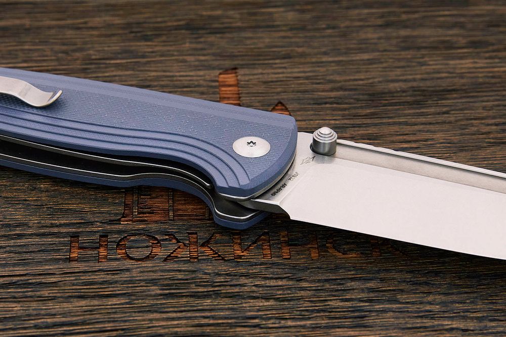Нож складной CJRB J1932-GY Resource, клинок 105мм, сталь AR-RPM9, рукоять G10