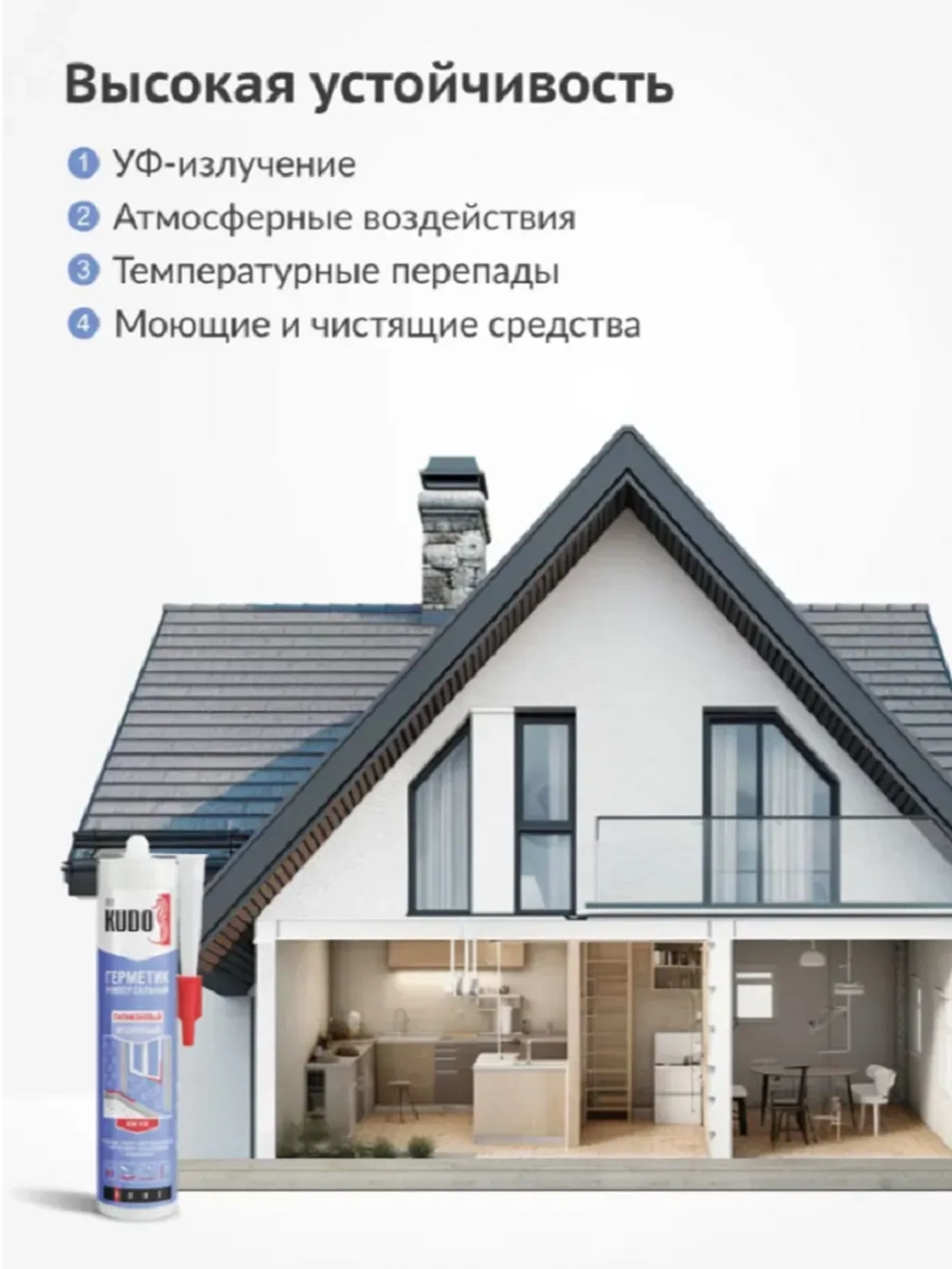Герметик силиконовый универсальный прозрачный