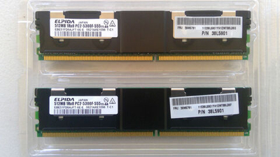 Оперативная память IBM 512MB PC5300 667MHz ECC DDR SDRAM RDIMM (x3655, x3755) 38L6040