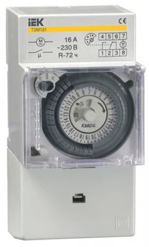 Таймер ТЭМ-181 аналоговый 16А 230В на DIN-рейку KARAT IEK