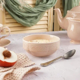 Салатник 12 см, фарфор,серия "Aristocrat-Peach Tea", Noble