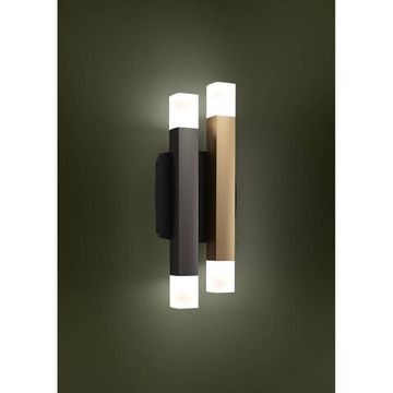 Бра (настенный светильник) LED 4X3,3W 3000К 390223 чёрный/золото Estanterios Eglo