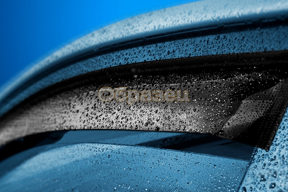 Дефлектор окон (НАКЛАДНОЙ скотч 3М) 4 шт. FORD FOCUS II 2005-2011 универсал